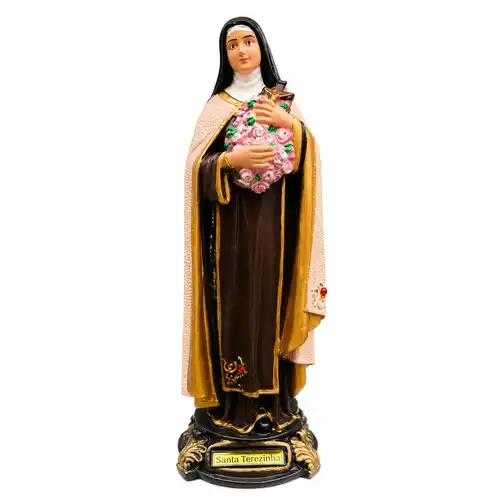Imagem de Santa Terezinha de Borracha Inquebrável - 30 cm