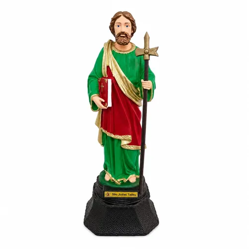 Imagem de São Judas Tadeu de Borracha Inquebrável - 37 cm