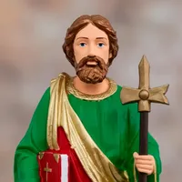 Imagem de São Judas Tadeu de Borracha Inquebrável - 37 cm | Lojinha Uai - imagem 3