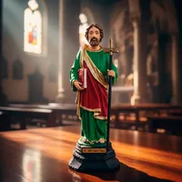 Imagem de São Judas Tadeu de Borracha Inquebrável - 37 cm | Lojinha Uai - imagem 4