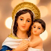Imagem Mãe Rainha de Resina - 15 cm | Lojinha Uai - imagem 3