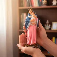 Imagem de Maria Mãe de Deus de Resina - 12 cm | Lojinha Uai - imagem 2