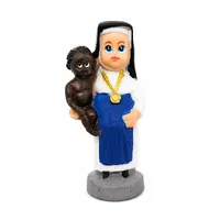 Imagem de Santa Irmã Dulce Infantil de Resina - 8 cm | Lojinha Uai - imagem 1