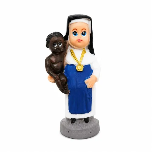 Imagem de Santa Irmã Dulce Infantil de Resina - 8 cm