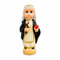 Imagem de Santa Catarina de Sena Infantil de Resina - 8 cm | Lojinha Uai - imagem 1