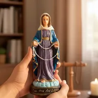 Imagem de Nossa Senhora das Lágrimas de Resina - 15 cm - imagem 2