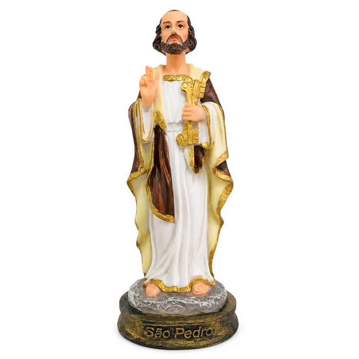 Imagem de São Pedro de Resina - 15 cm | Lojinha Uai