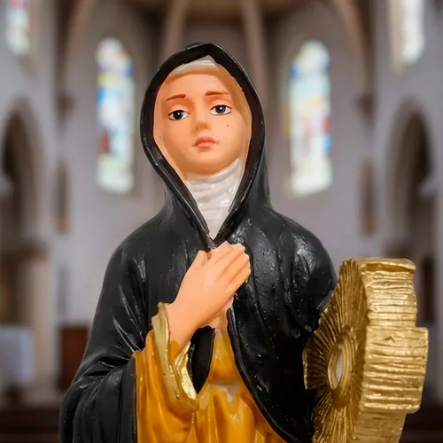 Imagem de Santa Clara de Resina - 15 cm