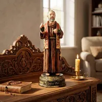 Imagem de São Padre Pio de Resina - 15 cm | Lojinha Uai - imagem 2
