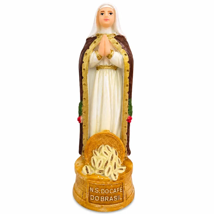 Imagem de Nossa Senhora do Café de Resina - 15 cm | Lojinha Uai