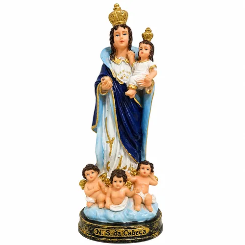 Imagem de Nossa Senhora da Cabeça de Resina - 15 cm