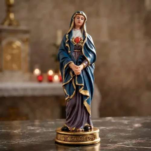 Imagem de Nossa Senhora das Dores de Resina - 15 cm