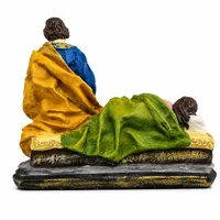 Imagem Deixemos a Mãe Descansar Nossa Senhora Maria Descansando de Resina - 18 cm - imagem 2