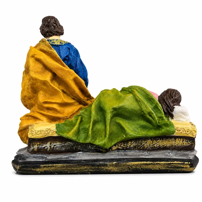 Imagem Deixemos a Mãe Descansar Nossa Senhora Maria Descansando de Resina - 18 cm