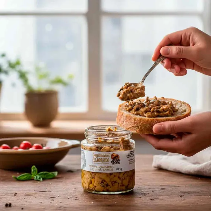 Antepasto Balsâmico de Cogumelo Shimeji 200g - Eldorado | Lojinha Uai