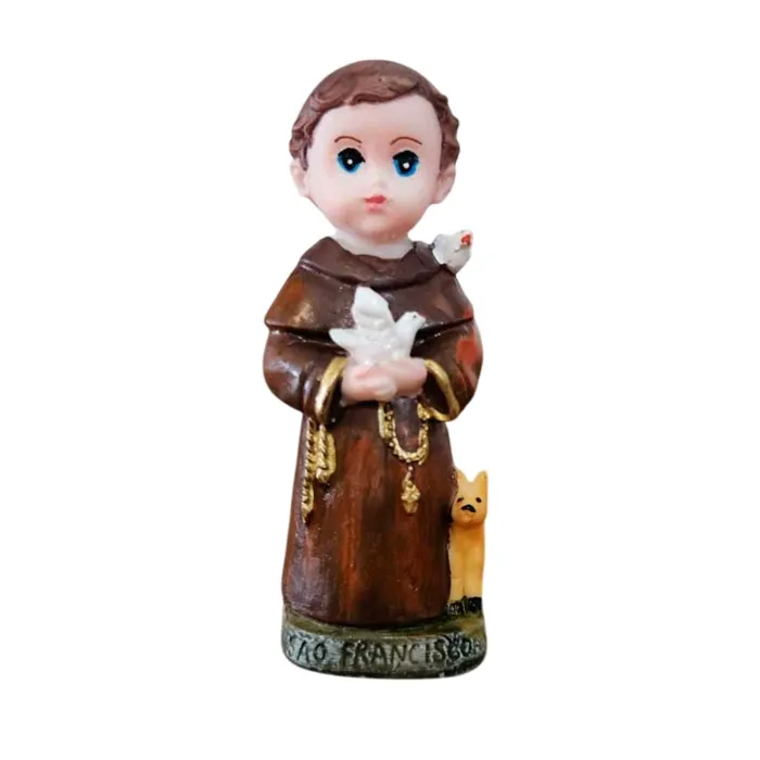 Imagem de São Francisco de Assis Infantil de Resina