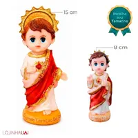 Imagem do Sagrado Coração de Jesus Baby Infantil de Resina - imagem 1