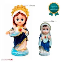 Imagem do Sagrado Coração de Maria Baby Infantil de Resina - imagem 1