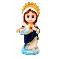 Imagem do Sagrado Coração de Maria Baby Infantil de Resina - imagem 2