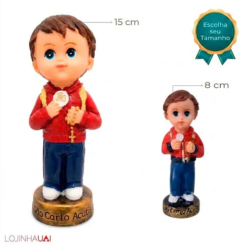 Imagem de São Carlo Acutis Baby Infantil de Resina