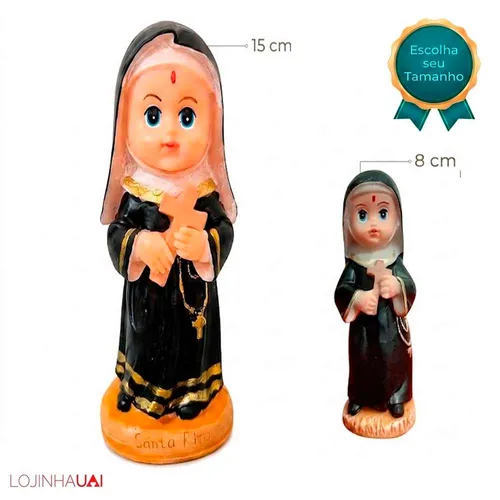 Imagem de Santa Rita de Cássia Baby Infantil de Resina