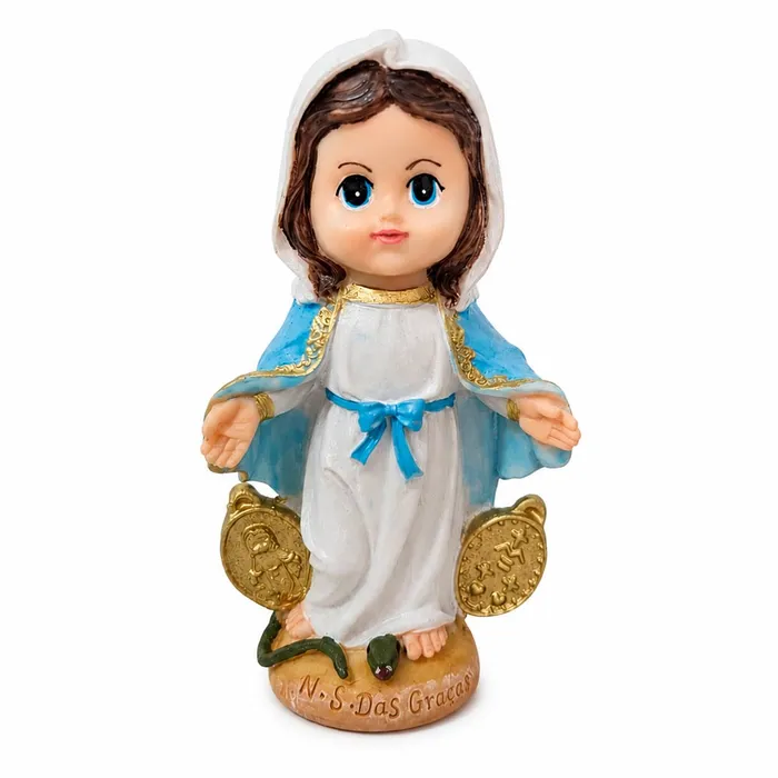 Imagem de Nossa Senhora das Graças Baby Infantil de Resina