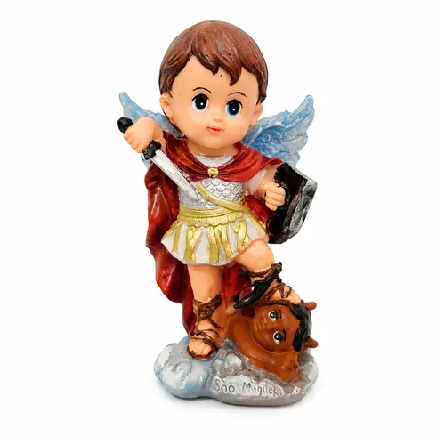 Imagem de São Miguel Arcanjo Baby Infantil de Resina