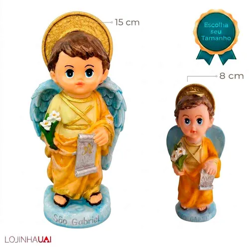 Imagem de São Gabriel Arcanjo Baby Infantil de Resina