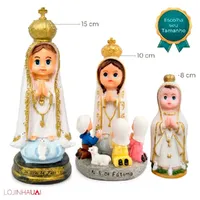 Imagem de Nossa Senhora de Fátima Baby Infantil de Resina - imagem 1
