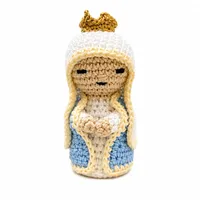 Nossa Senhora das Graças de Crochê Amigurumi - 10 cm - imagem 1