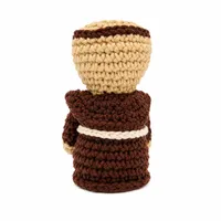 São Francisco de Assis de Crochê Amigurumi - 10 cm - imagem 2