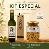 Kit Azeite Extra Virgem Maria da Fé 250ml + Antepasto de Cogumelo Shimeji - imagem 2