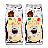 Kit 2 Cafés Gourmet Aroma Chocolate 100% Arábica Moído 250g - Café Fino - imagem 1