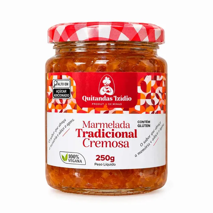 Marmelada Cremosa Tradicional 250g - Quitandas Izídio