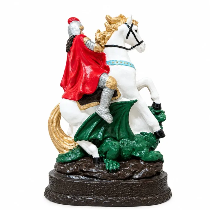 Imagem de São Jorge de Borracha Inquebrável - 17 cm | Comprar na Lojinha Uai