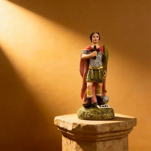 Imagem de Santo Expedito de Resina - 15 cm