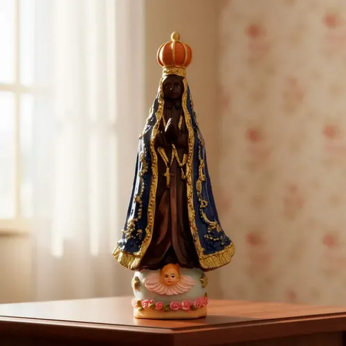 Imagem de Nossa Senhora Aparecida de Resina - 15 cm