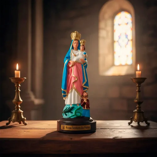 Imagem de Nossa Senhora da Penha de Borracha Inquebrável - 20 cm