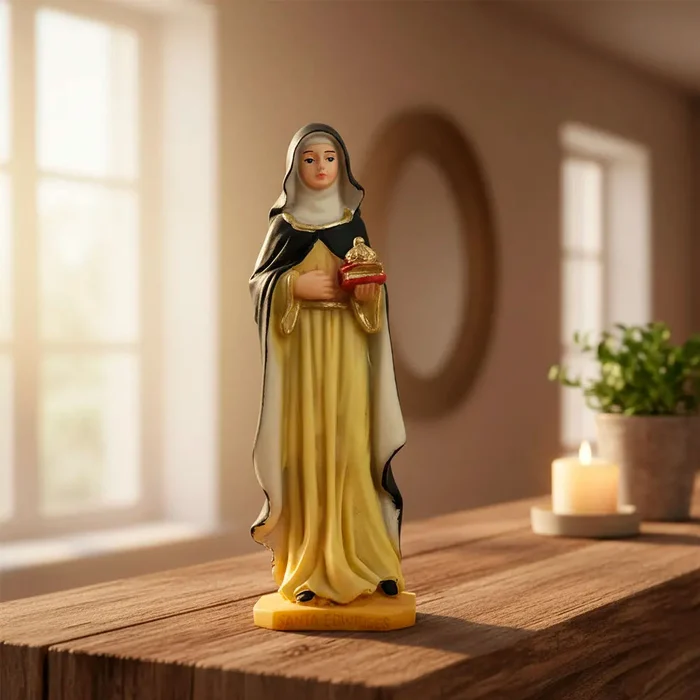 Imagem de Santa Edwiges de Resina - 15 cm | Comprar na Lojinha Uai