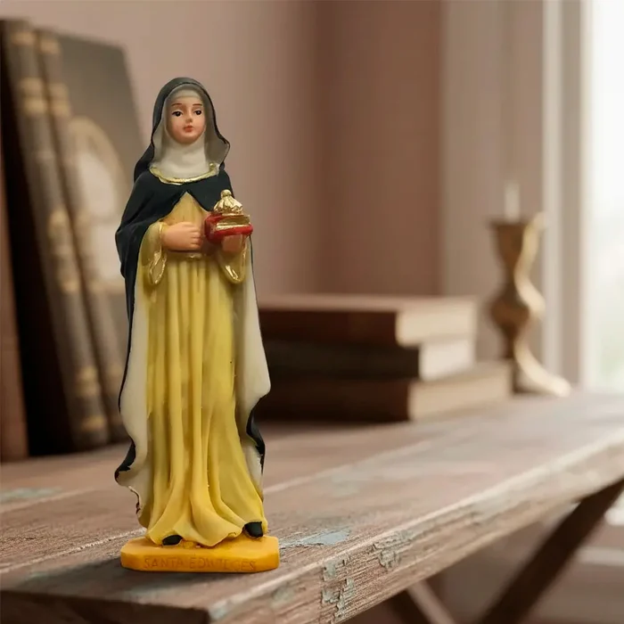 Imagem de Santa Edwiges de Resina - 15 cm | Comprar na Lojinha Uai