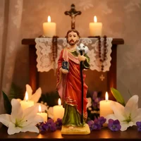 Imagem de São Judas Tadeu de Resina - 15 cm | Comprar na Lojinha Uai - imagem 2