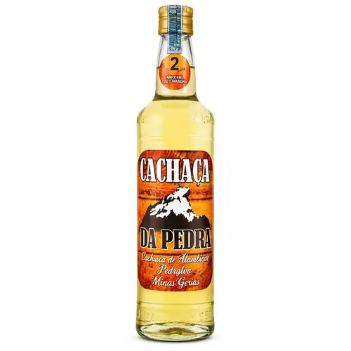Cachaça Ouro da Pedra Envelhecida 670ml (Amarela)