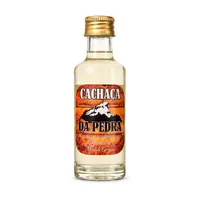 Cachaça Ouro da Pedra Envelhecida Miniatura 50ml | Mini Cachaça para Casamentos e Brindes - imagem 1