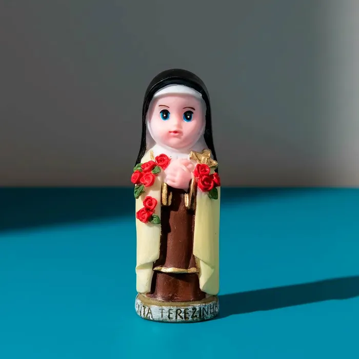 Imagem de Santa Terezinha Infantil de Resina - 8 cm | Comprar na Lojinha Uai