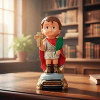 Imagem de Santo Expedito Infantil de Borracha Inquebrável - 15 cm | Comprar na Lojinha Uai - imagem 2