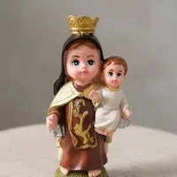 Imagem de Nossa Senhora do Carmo Infantil de Resina - 8 cm | Comprar na Lojinha Uai - imagem 2