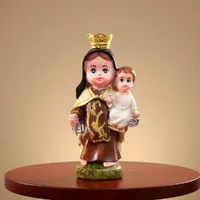 Imagem de Nossa Senhora do Carmo Infantil de Resina - 8 cm | Comprar na Lojinha Uai - imagem 3