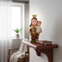 Imagem de Nossa Senhora do Carmo Infantil de Resina - 8 cm | Comprar na Lojinha Uai - imagem 4