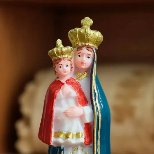 Imagem de Nossa Senhora do Bom Parto de Resina - 9 cm