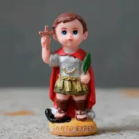 Imagem de Santo Expedito Infantil de Resina - 8 cm | Comprar na Lojinha Uai - imagem 3